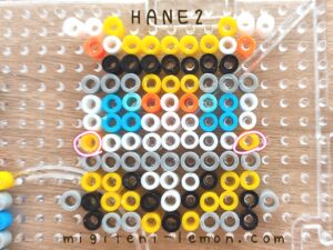 ultraman-decker-ai-hane2-hanejiro-2022-kawaii-new-character-handmade-iron-beads-free-zuan-daiso-small-square-daiso-kids-yellow-100kin