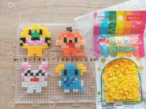 tabekko-doubutsu-lion-monkey-rabbit-elephant-animal-biscuits-kawaii-daiso-handmade-small-square-iron-beads-100kin-baby-kids-ginbisu-yellow-orange