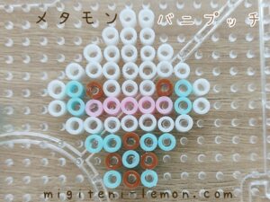 metamon-ditto-vanipeti-vanillite-pastel-color-pokemon-handmade-iron-beads-free-zuan-100kin-daiso-small-square-kids-white-kawaii