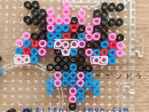 blue-black-pink-dragon-sazandora-hydreigon-pokemon-go-handmade-iron-beads-daiso-100kin-small-square-free-zuan-kids