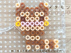 metamon-ditto-normal-ootachi-furret-pokemon-handmade-iron-beads-100kin-daiso-small-square-kawaii-free-zuan-kids