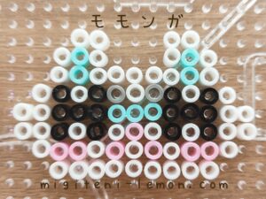 chiikawa-character-white-momonga-handmade-iron-beads-free-zuan-daiso-small-square-kids