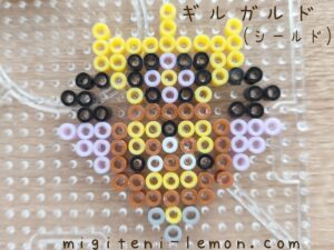 gillgard-aegislash-shield-pokemon-unite-handmade-iron-beads-free-zuan-100kin-daiso-small-square-kids