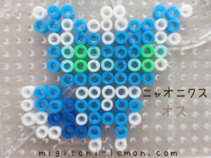 nyaonix-meowstic-blue-pokemon-beads-zuan