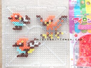 fiarrow-talonflame-yayakoma-fletchling-hinoyakoma-fletchinder-pokemon-beads-handmade