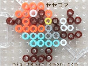 yayakoma-fletchling-pokemon-beads-zuan