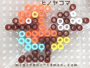 hinoyakoma-fletchinder-pokemon-beads-zuan