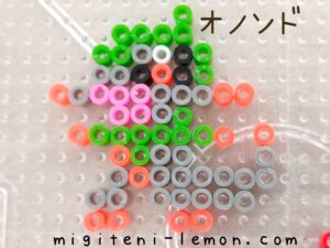 onondo-fraxure-pokemon-beads-zuan