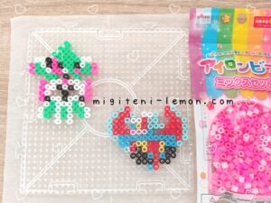 todorokutsuki-roaringmoon-tetsunobujin-ironvaliant-pokemon-beads-handmade
