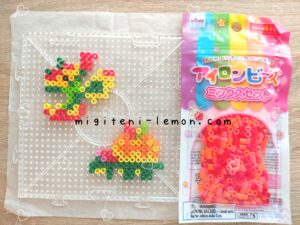 appryu-flapple-tarupple-appletun-pokemon-beads-handmade