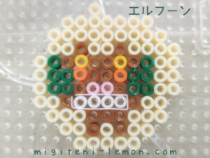 free-elfuun-whimsicott-pokemon-beads-zuan