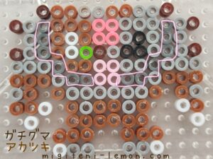 gachiguma-ursaluna-akatsuki-pokemon-beads-zuan-free