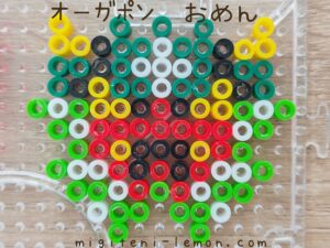 pokemon-ogerpon-green-mask-oni-beads-zuan-dlc-handmade