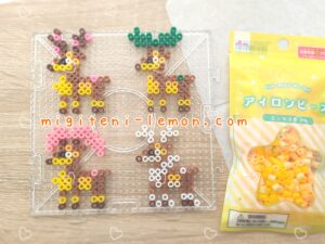 mebukijika-sawsbuck-spring-summer-autumn-winter-season-pokemon-beads-handmade