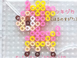 shikijika-deerling-spring-pink-season-pokemon-beads-free