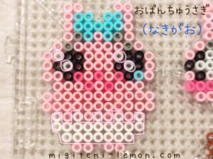 opanchu-usagi-cry-pink-rabbit-beads-free-zuan-handmade
