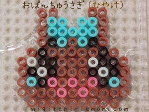 opanchu-usagi-hiyake-brown-rabbit-beads-free-zuan-handmade