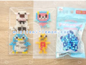 spy-family-kawaii-small-beads-bond-peanuts-kimera-penguin-daiso-handmade
