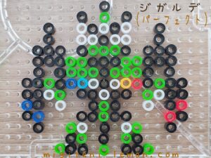 zygarde-perfect-core-pokemon-beads-zuan-free-handmade-green-black-robot