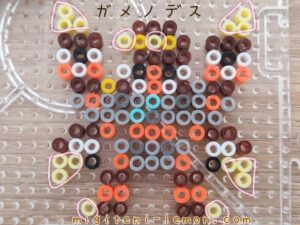 gamenodes-barbaracle-orange-brown-pokemon-beads-zuan-free-handmade