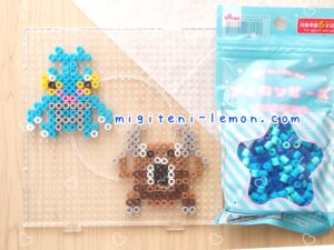 heracross-kailios-pinsir-small-pokemon-beads-daiso-handmade