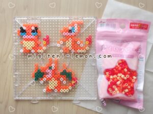 hitokage-charmander-lizardo-charmeleon-lizardon-charizard-pokemon-beads-orange-handmade