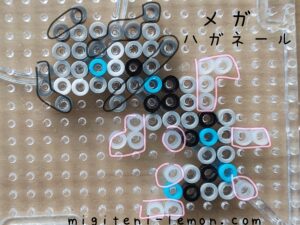 mega-haganeil-steelix-daiso-pokemon-beads-zuan-free-handmade