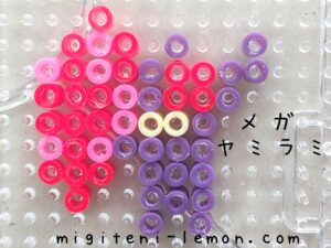 mega-yamirami-sableye-pokemon-beads-zuan-free-handmade