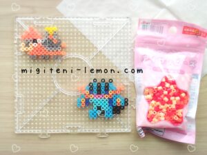 mega-bakuuda-camerupt-laglarge-swampert-pokemon-beads-handmade-daiso