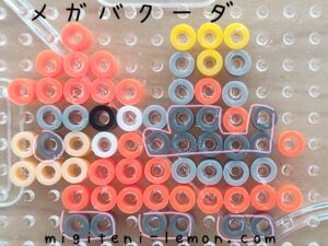 mega-bakuuda-camerupt-pokemon-beads-free-zuan