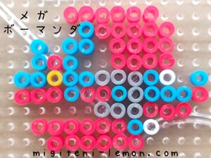 mega-bohmander-salamence-dragon-pokemon-beads-free-zuan