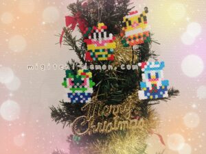 pokemon-pikachu-nyahoja-hogator-kuwassu-xmas-beads-handmade-small-tree-2023