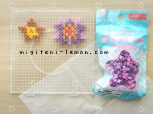hitodeman-staryu-starmie-pokemon-beads-daiso-handmade