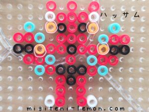 hassam-scizor-red-pokemon-beads-handmade