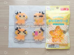 small-koduck-psyduck-kawaii-pokemon-beads-handmade-daiso