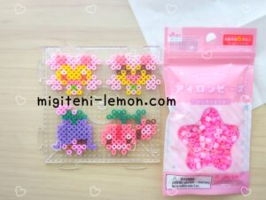 cherinbo-cherubi-cherrim-pokemon-beads-daiso-cherry