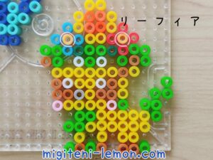 leafia-leafeon-terastal-pokemon-iron-beads-handmade