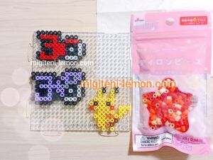 pokemon-30th-pikachu-metamon-ditto-beads-daiso-handmade