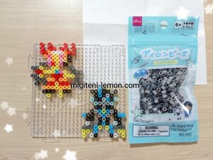 mega-pokemon-magearna-zeraora-daiso-iron-beads