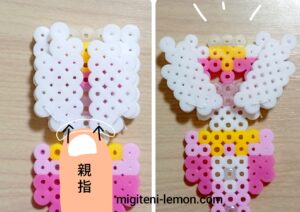precure-arcana-white-flower-stick-daiso-handmade-2026